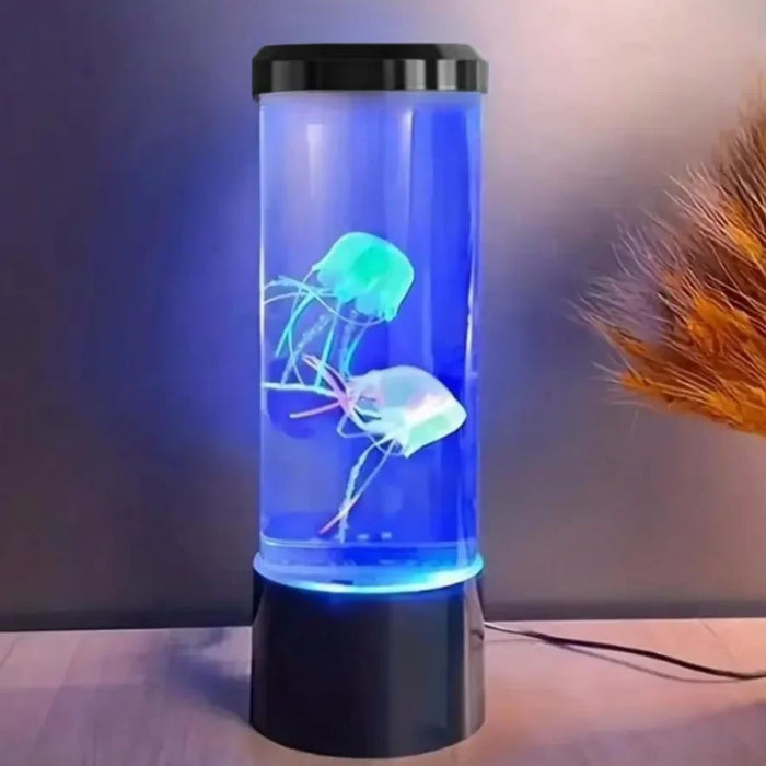 LED Jellyfish Aquarium Night Light, 7-Color Changing, Mood Lamp for Home Office Sleep Relax, Gifts